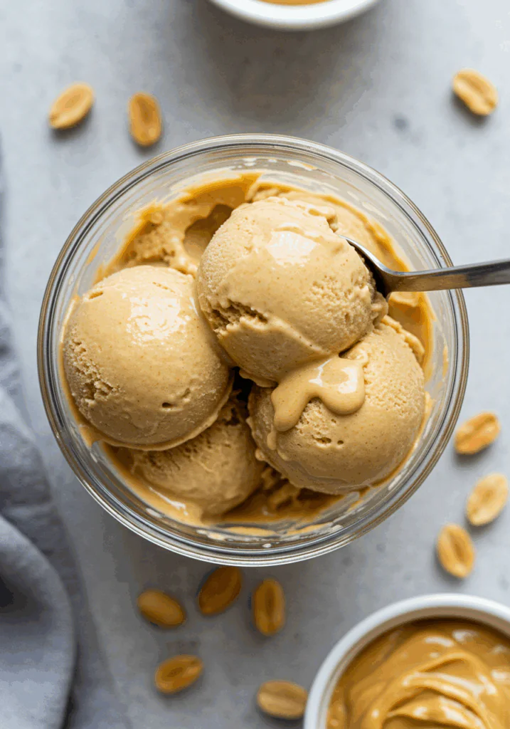 Peanut Butter Greek Frozen Yogurt
