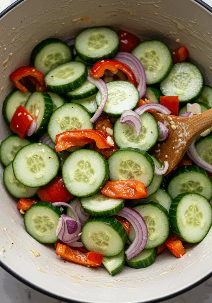 Cucumber Sweet Pepper Salad