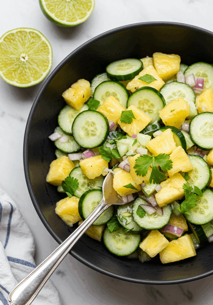 Pineapple Cucumber Salad
