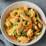 Chinese Chicken Cabbage Stir-Fry
