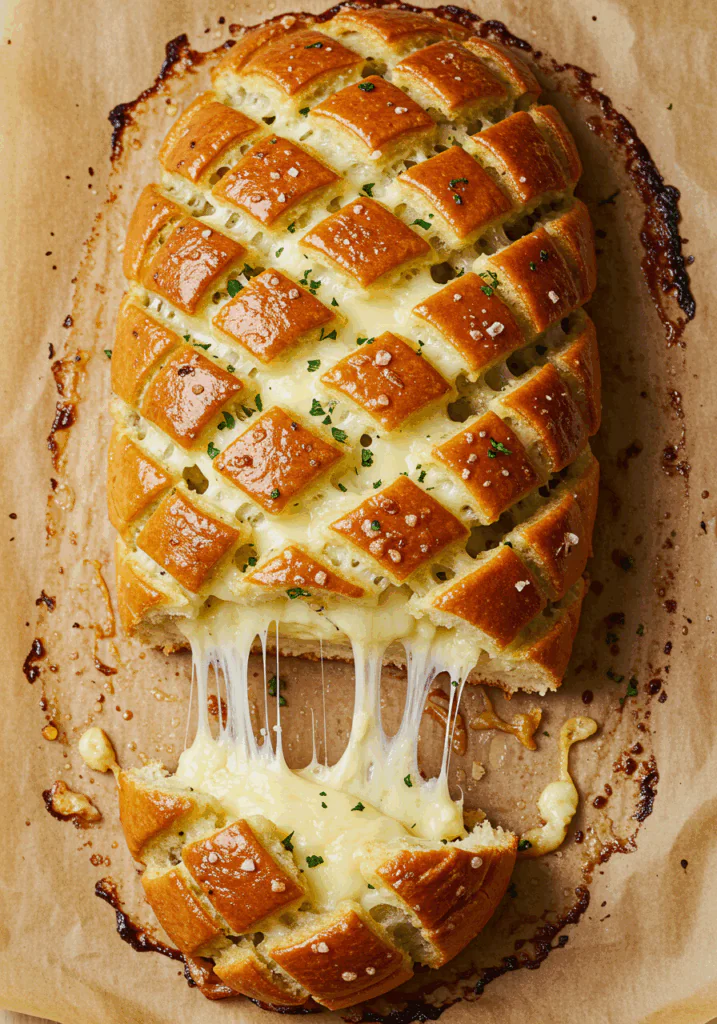Hasselback Cheesy Bread