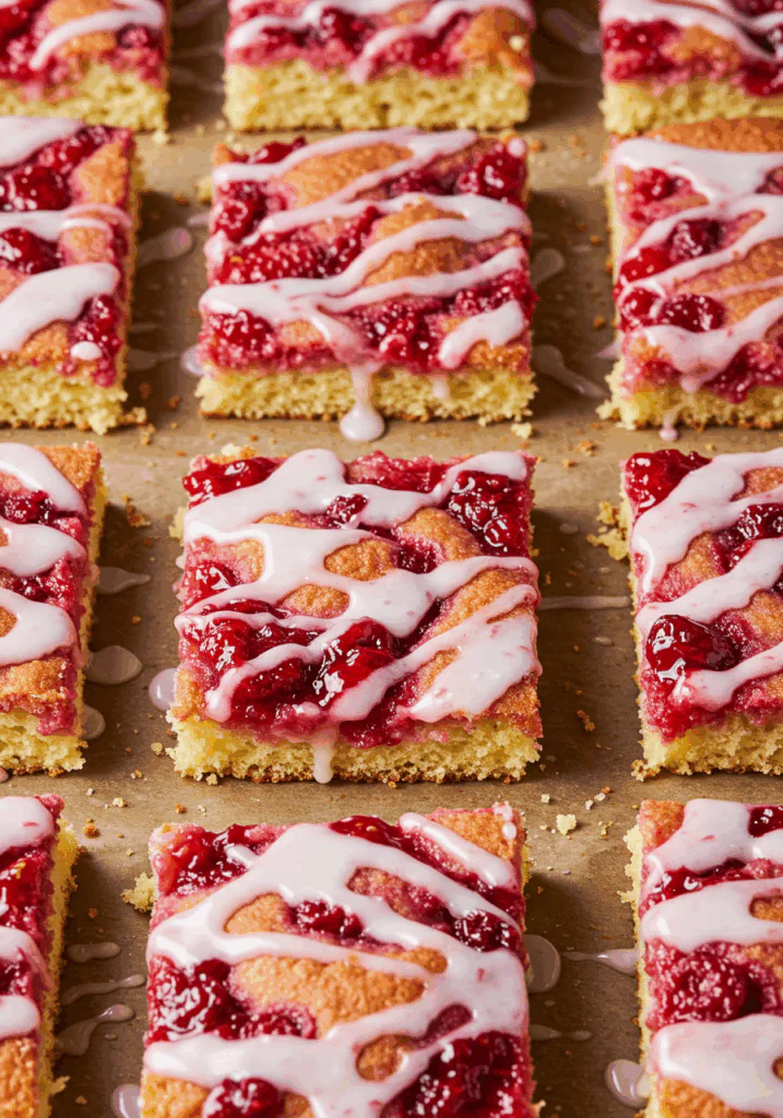Sweet Focaccia with Raspberry Jam