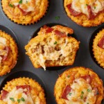 Keto Carnivore Pizza Muffins
