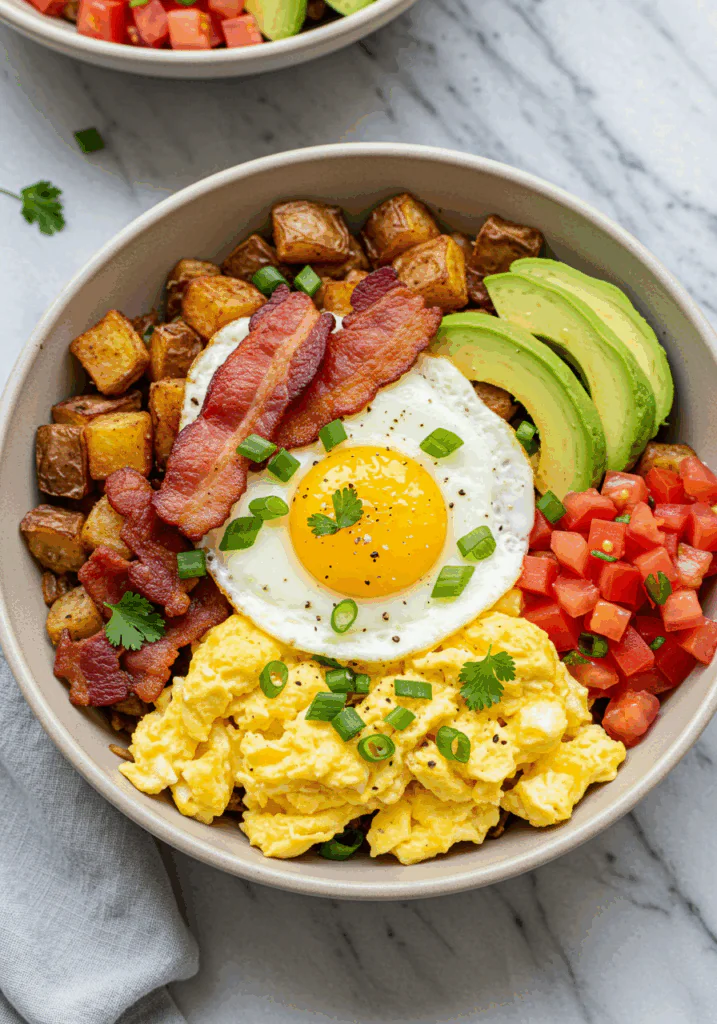 Easy High Protein Breakfast Bowls